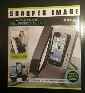 Cargador de teléfono celular inalámbrico Bluetooth con imagen más nítida para iPhone 4 y 5 Samsung - Imagen 1 de 6
