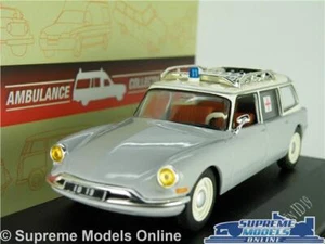 CITROEN DS ID 19 CAR MODEL AMBULANCE GREY ESTATE 1:43 SIZE IXO ATLAS 7495004 T3 - Picture 1 of 4