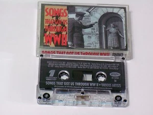 SONGS THAT GOT US THROUGH WWII 1990 RHINO CASSETTE  R470960 BIG BAND/SWING EX/NM - Bild 1 von 1