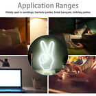 Neon Sign Light Innovative Victory Gesture Decorative Lamp USB Powered
