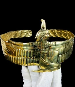 Unique Handmade Egyptian pharaonic crown of Maat the goddess of justice - Picture 1 of 1