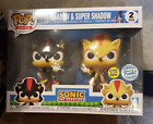 Pop! Games SHADOW AND SUPER SHADOW GLOW IN THE DARK 2 FIGURES SONIC THE HEDGEHOG