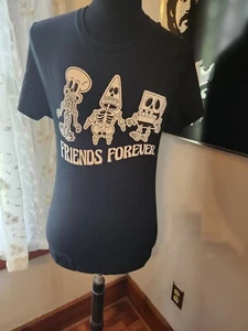 Nickelodeon Hombres Bob Esponja Pantalones Cuadrados Best Friends Forever Camisa Talla Mediana - Imagen 1 de 2