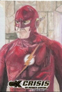 CZX Crisis On Infinite Earths Sketch Card By Ray Racho