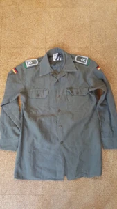 Original Bundeswehr Feldhemd Oliv Größe 39/40 aus den 1970er Jahren - Bild 1 von 10