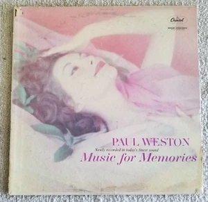 Paul Weston / Music For Memories / Capitol / T 1222 / 1958 Mono Vinyl LP - Picture 1 of 6