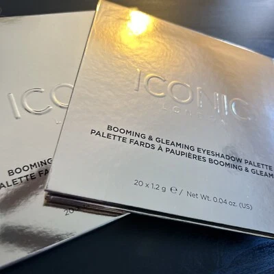 ICONIC LONDON Eyeshadow Palette 20 Shade Booming & Gleaming High Pigment Smokey - Image 1 of 4