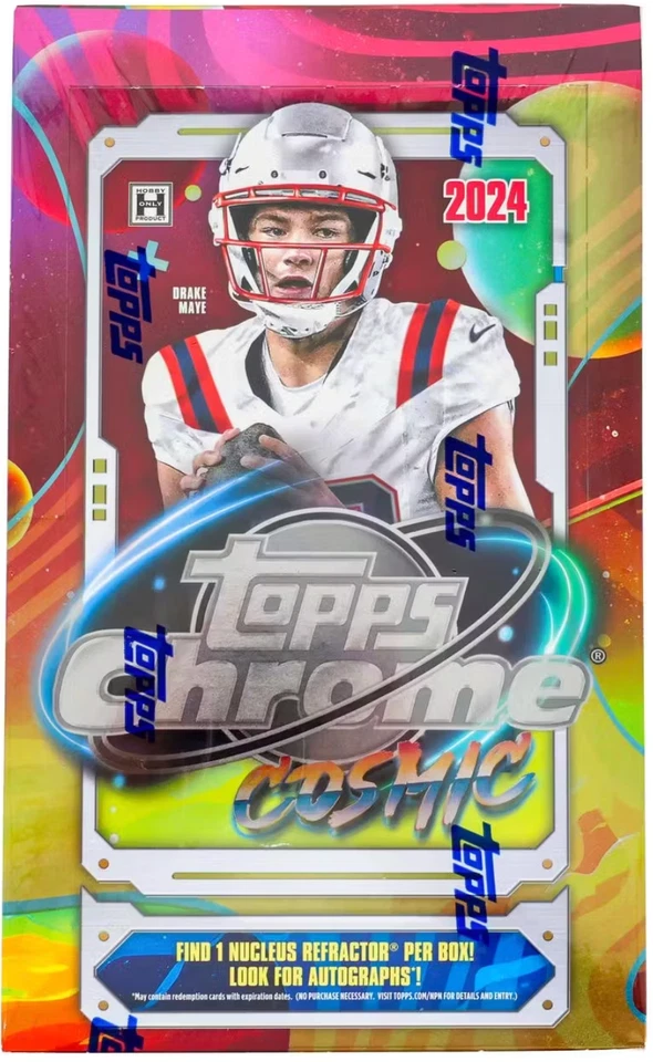 2024 Topps Chrome Cosmic Football Hobby PYT Box Break #725 - COSMIC!