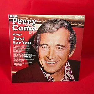 PERRY COMO Sings Just For You 1973 UK Vinyl LP 'A' You're Adorable Marcheta ~ - Picture 1 of 4