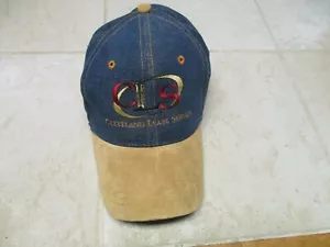 Cleveland Lease Service Denim Cuero Marrón Billete Correa Camionero Sombrero Otto - Imagen 1 de 4