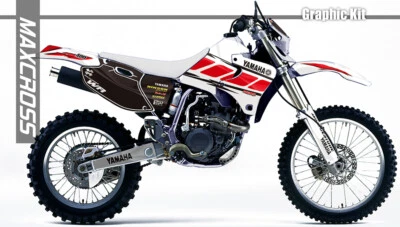 KIT COMPLETO DE GRÁFICOS YAMAHA WR250F WR400F WR426F YZ400F YZ426F YZ250F MAXCROSS YMH1 - Imagem 1 de 2