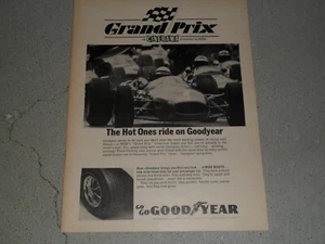 1967 GRAND PRIX IN CINERAMA GOODYEAR JAMES GARNER MOVIE AD #2 - Bild 1 von 1