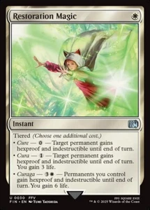 MTG Magic FIN Final Fantasy - 1x EN NM 0030 U Restoration Magic - Bild 1 von 1