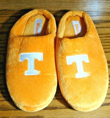 Tennesse Volunteers Sports Team Orange Houseshoes / Slippers Sz Large 9/10   601 Cover