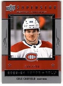 2023-24 Upper Deck Honor Roll Silver Rainbow Cole Caufield #HR-6 Montreal