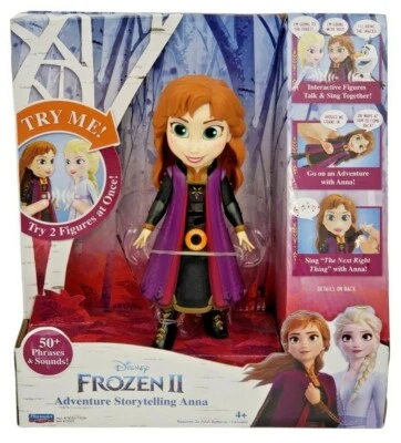 Disney Frozen II Figura Interactiva Aventura Cuentacuentos Anna Edades 4+ Nuevo Foto 1 de 4