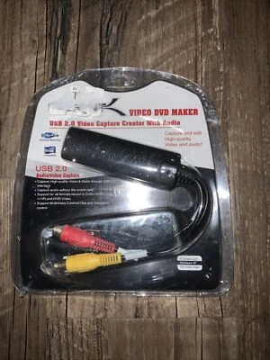 Sabrent USB 2.0 Video/Audio Capture DVD SVHS Adapter USB-ECPT - Image 1 of 2