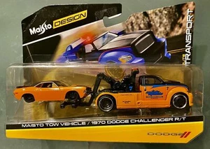 MAISTO 1:64 ELITE TRANSPORT • MAISTO TOW VEHICLE/1970 DODGE CHALLENGER R/T - Picture 1 of 3