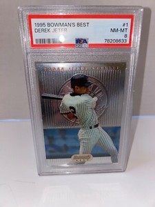 1995 Bowman Best DEREK JETER  Rookie Card #1 Mint PSA 8 HOF NY Yankees