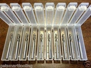 VHM-SCHAFTFRÄSER 10 STCK. 1/8 ZOLL DURCHMESSER 3/8 ZOLL LOC 3 FLÖTE RHS RHC 10ER-PACK STUB - Bild 1 von 4