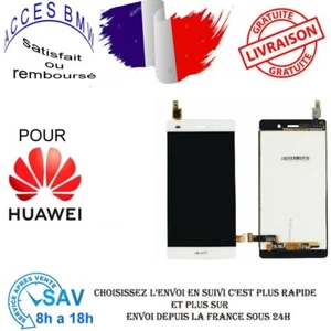 ECRAN COMPLET VITRE TACTILE + LCD HUAWEI P8 lite blanc + Lettre Suivi - Photo 1/1