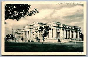Postcard Manila Philippines c1940s Legislative Building National Museum of Arts - Picture 1 of 2