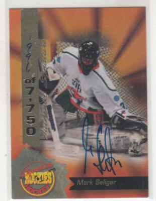 MARC SELIGER UER Mark 1995 Signature Rookies #30 Autographed Signed 1996/7750 - Image 1 of 2