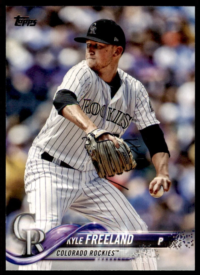 2018 TOPPS KYLE FREELAND COLORADO ROCKIES #586 - Image 1 of 2
