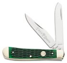 Boker Traditional 2.0 Trapper Pocket Knife Jig Green Bone D2 Tool Steel 110831