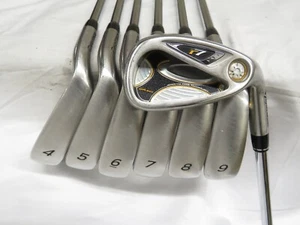 Nice TaylorMade R7 Draw Iron Set 4-PW Taylormade 90 Stiff Steel Shafts S - Picture 1 of 8