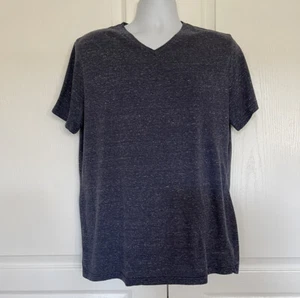 Pinakin Premium Clothing Mens Blue V Neck Short Sleeve Tee Size Large - Picture 1 of 4