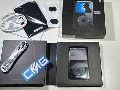 Apple iPod classic 5.Generation schwarz 5G 30GB Mod 2005 neuwertig 5th OVP #0513 - Bild 1 von 4