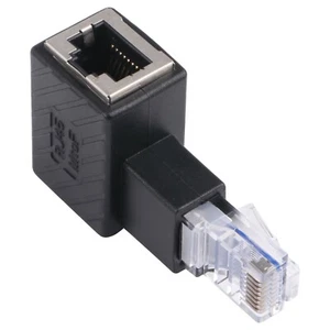 Microtech RJ45 Male to Female Converter 90 Degrees(Horizontal) Extension Adapter - Picture 1 of 1