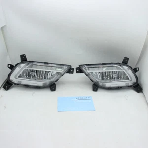 LED Front Bumper Fog DRL Daytime Running Light Lamp 2x For Kia Niro 2017-2019 - Picture 1 of 12
