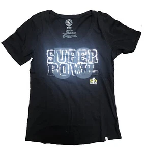 Camiseta de corredor de la marca '47 para mujer Super Bowl 50 lentejuelas de la NFL 2016 de la Super Bowl 50 - Imagen 1 de 1
