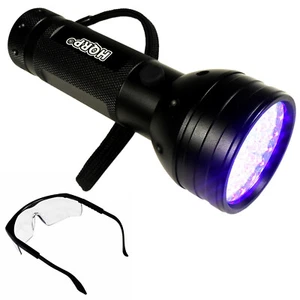 390nM 51-LEDs UV Taschenlampe zur Fälschungserkennung, Dokumenten- und Fälschungsanalyse - Bild 1 von 17