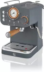 Swan SK22110GRYN Nordic Espresso Coffee Machine, Nordic Slate Grey - Picture 1 of 1