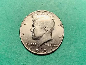 1981 D Kennedy Half Dollar VG-EX Circulated Condition Ships Free - Picture 1 of 2
