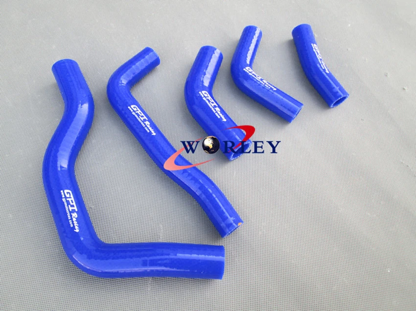  For Honda CRF450 CRF 450 CRF450R Silicone Radiator Hose  05 2005 Blue - Image 1 of 1