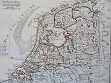 Dutch Republic Netherland Holland Zealand Batavia Republic 1806 scarce map
