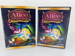 Alice in Wonderland - The Masterpiece Edition DVD Slipcover & Card Game - Picture 1 of 9