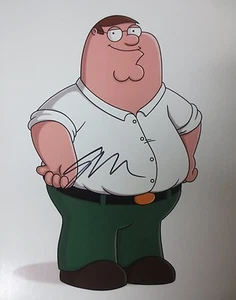 Seth Macfarlane Signed Peter Griffin Family Guy Photo 11x14 - Picture 1 of 3
