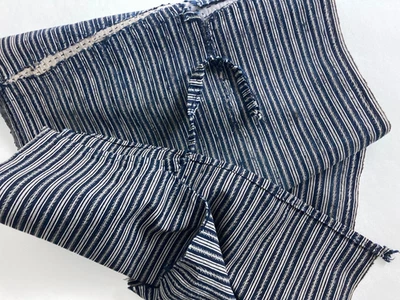 Authentic Antique Japanese Indigo Boro Textile 53" x 14" | Large Repair - Image 1 of 4