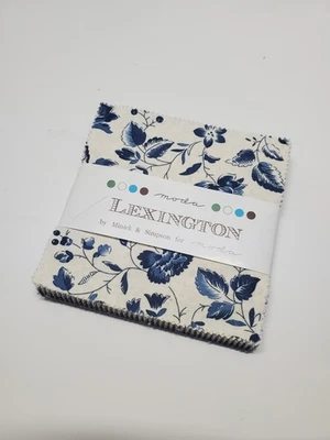 Minck & Simpson Fabric Lexington 5" Charm Pack Moda OOP Quilt Sew Craft Square - Image 1 of 4