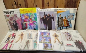 VTG Lot of 10 Halloween Sewing Costumes McCall's Simplicity Various Sizes Uncut - Picture 1 of 11