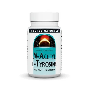 Source Naturals, Inc. N-Acetyl L-Tyrosine 300mg 60 Tablet - Picture 1 of 1