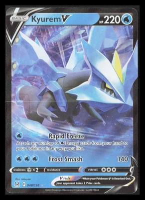 Kyurem V Ultra Rare SWSH11: Lost Origin 048/196 NM - Image 1 of 2