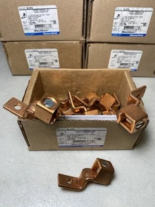 Qty 10- Blackburn Copper Mechanical Screw Lug Offset 1 Hole, 2 - 1/0 STR BTC1102 - Picture 1 of 12