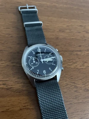 Newmark 6BB RAF Chronograph Reissue Meca Quartz Men's Military Pilots Watch - Image 1 of 4
