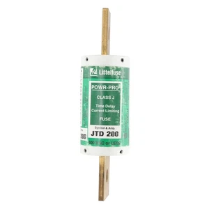 LITTELFUSE JTD-200 TIME-DELAY COMPACT FUSE, CLASS J, 600-VOLT, 200-AMP - Picture 1 of 2